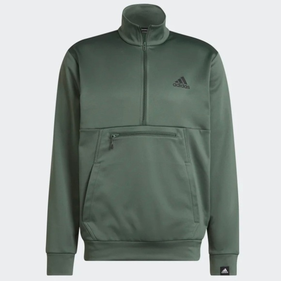 adidas Other - Adidas AEROREADY GAME AND GO SMALL LOGO HALF-ZIP TOP Size M